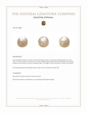 16.85 Ct. Cabochon Moonstone from Ceylon (Sri Lanka) Appraisal