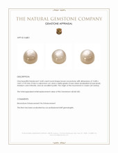 16.85 Ct. Cabochon Moonstone from Ceylon (Sri Lanka) Appraisal