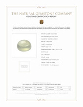16.41 Ct. Cabochon Moonstone from Ceylon (Sri Lanka) Scan Report