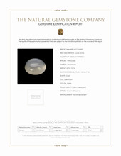 10.74 Ct. Cabochon Moonstone from Ceylon (Sri Lanka) Scan Report
