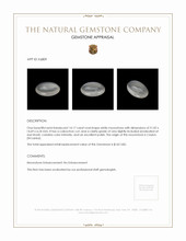 14.17 Ct. Cabochon Moonstone from Ceylon (Sri Lanka) Appraisal