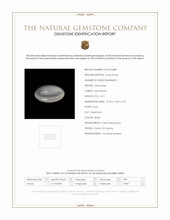 14.17 Ct. White Cabochon Moonstone from Ceylon (Sri Lanka) Scan Report