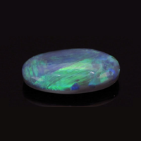 2.28 Ct. Cabochon Semi-Black Opal from Australia Video