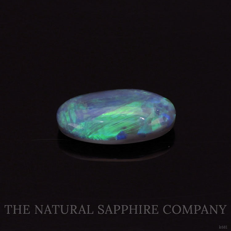 2.28 Ct. Cabochon Semi-Black Opal from Australia