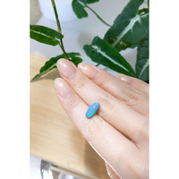 2.28 Ct. Cabochon Semi-Black Opal from Australia Life Style