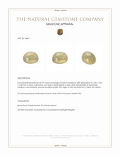 41.97 Ct. Cabochon Moonstone from Ceylon (Sri Lanka) Appraisal