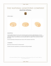 14.24 Ct. Cabochon Moonstone from Ceylon (Sri Lanka) Appraisal