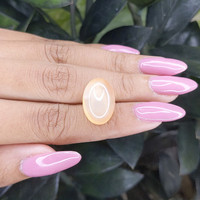 14.24 Ct. Cabochon Moonstone from Ceylon (Sri Lanka) Life Style