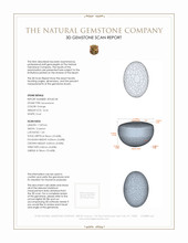 14.24 Ct. Cabochon Moonstone from Ceylon (Sri Lanka) 3 D Scan Report