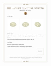 9.51 Ct. Grey Cabochon Moonstone from Ceylon (Sri Lanka) Appraisal