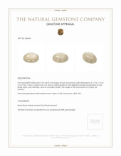 9.20 Ct. Cabochon Moonstone from Ceylon (Sri Lanka) Appraisal