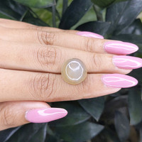 9.42 Ct. Cabochon Moonstone from Ceylon (Sri Lanka) Life Style