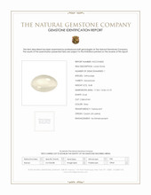 8.68 Ct. Grey Cabochon Moonstone from Ceylon (Sri Lanka) Scan Report