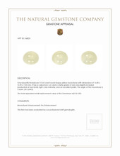 12.43 Ct. Cabochon Moonstone from Ceylon (Sri Lanka) Appraisal