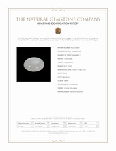 10.62 Ct. Cabochon Moonstone from Ceylon (Sri Lanka) Scan Report