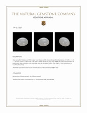 9.44 Ct. Cabochon Moonstone from Ceylon (Sri Lanka) Appraisal