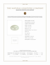 12.24 Ct. White Cabochon Moonstone from Ceylon (Sri Lanka) Scan Report