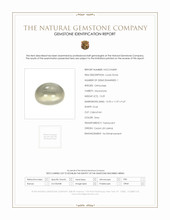 13.29 Ct. Grey Cabochon Moonstone from Ceylon (Sri Lanka) Scan Report