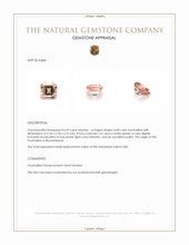 0.69 Ct. Tourmaline from Mozambique Appraisal