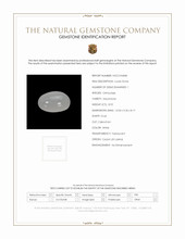 8.92 Ct. Cabochon Moonstone from Ceylon (Sri Lanka) Scan Report