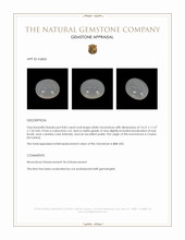 8.85 Ct. Cabochon Moonstone from Ceylon (Sri Lanka) Appraisal