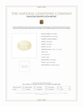8.80 Ct. Cabochon Moonstone from Ceylon (Sri Lanka) Scan Report
