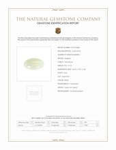 21.23 Ct. White Cabochon Moonstone from Ceylon (Sri Lanka) Scan Report