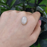 9.12 Ct. Cabochon Moonstone from Ceylon (Sri Lanka) Life Style