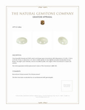 8.80 Ct. Grey Cabochon Moonstone from Ceylon (Sri Lanka) Appraisal