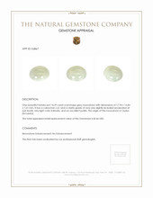 14.59 Ct. Grey Cabochon Moonstone from Ceylon (Sri Lanka) Appraisal