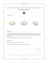 7.83 Ct. Grey Cabochon Moonstone from Ceylon (Sri Lanka) Appraisal