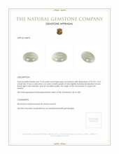 17.64 Ct. Grey Cabochon Moonstone from Ceylon (Sri Lanka) Appraisal