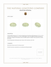 7.37 Ct. Grey Cabochon Moonstone from Ceylon (Sri Lanka) Appraisal