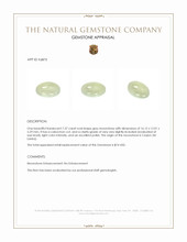 7.37 Ct. Cabochon Moonstone from Ceylon (Sri Lanka) Appraisal