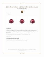 4.04 Ct. Cabochon Tourmaline from Mozambique Appraisal