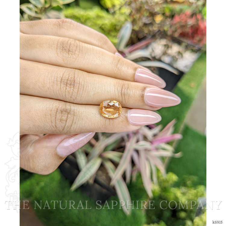 3.96 Ct. Hessonite Garnet from Ceylon (Sri Lanka)