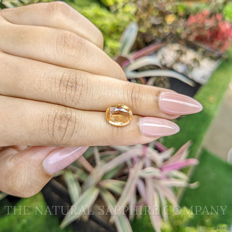 3.96 Ct. Hessonite Garnet from Ceylon (Sri Lanka)