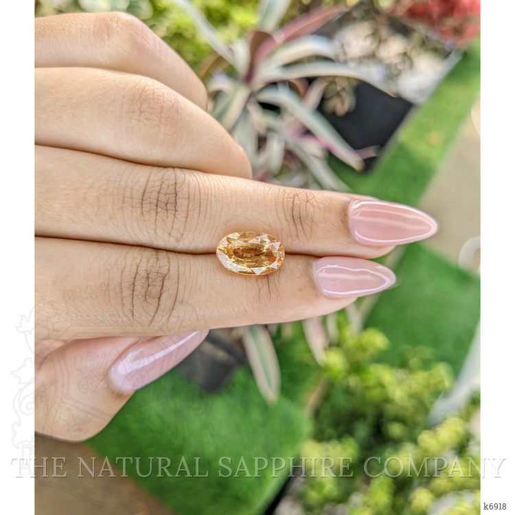 5.71 Ct. Hessonite Garnet from Ceylon (Sri Lanka)