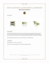 0.94 Ct. Tourmaline from Mozambique Appraisal