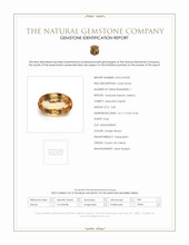 5.82 Ct. Hessonite Garnet from Ceylon (Sri Lanka) Scan Report