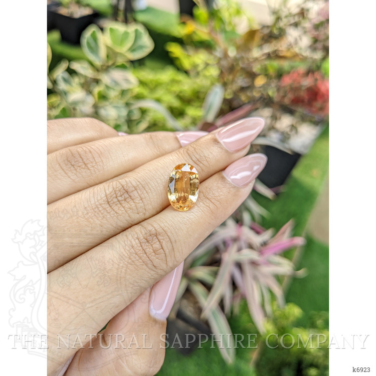 5.82 Ct. Hessonite Garnet from Ceylon (Sri Lanka)