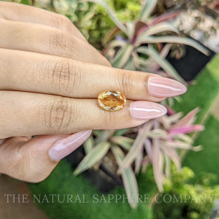 4.93 Ct. Hessonite Garnet from Ceylon (Sri Lanka)