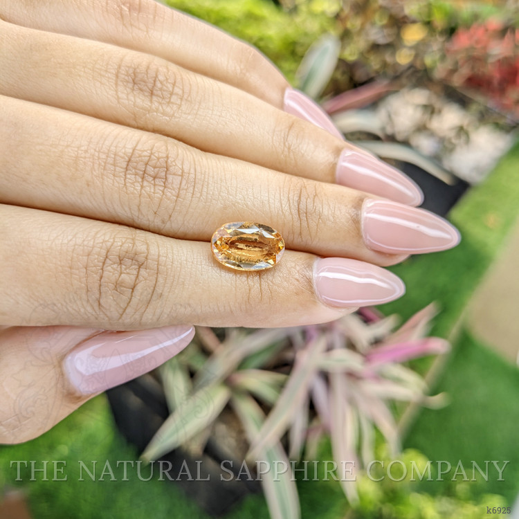 4.55 Ct. Hessonite Garnet from Ceylon (Sri Lanka)