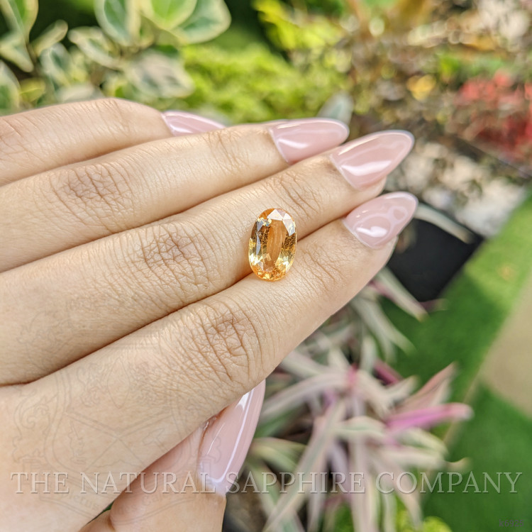 4.55 Ct. Hessonite Garnet from Ceylon (Sri Lanka)