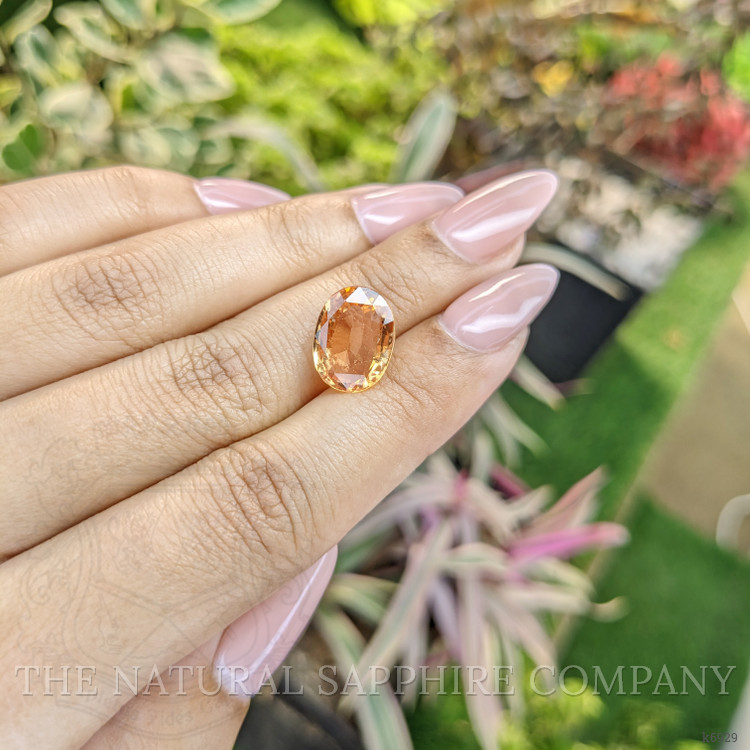 6.35 Ct. Hessonite Garnet from Ceylon (Sri Lanka)