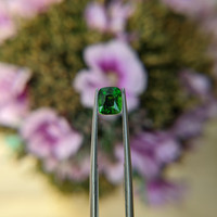 1.54 Ct. Tsavorite Garnet from Tanzania Life Style