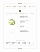 2.37 Ct. Cabochon Chrysoberyl from Ceylon (Sri Lanka) Scan Report