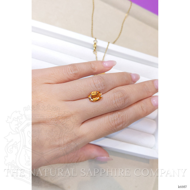 2.85 Ct. Hessonite Garnet from Ceylon (Sri Lanka)