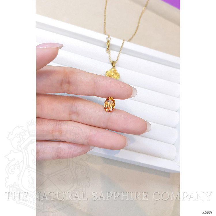 2.85 Ct. Hessonite Garnet from Ceylon (Sri Lanka)