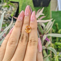 4.70 Ct. Hessonite Garnet from India Life Style